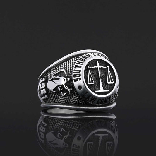 Southern University Ring, Class Ring, Handmade University Graduation Ring, High School Ring