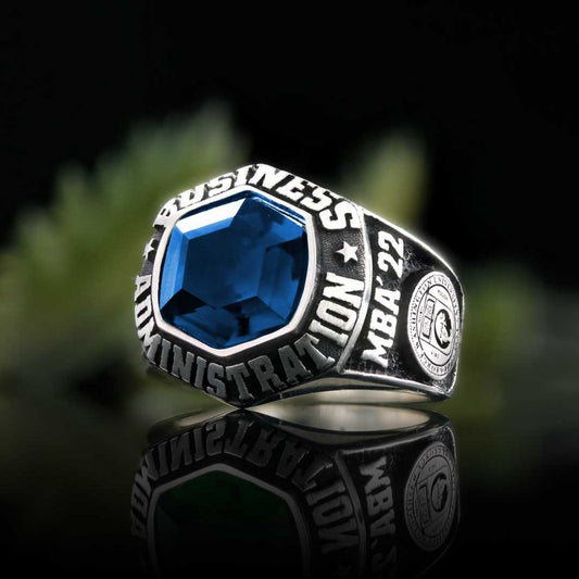 Special Design 925 Sterling Silver Busines Administration Women Ring