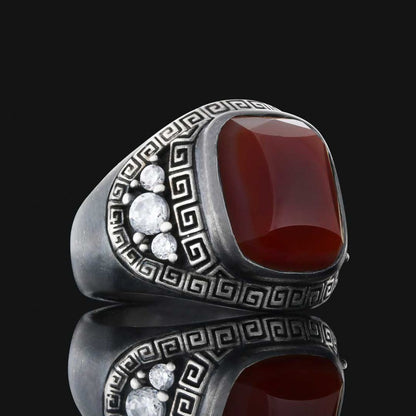 Special Design 925 Sterling Silver Men Ring With Stone