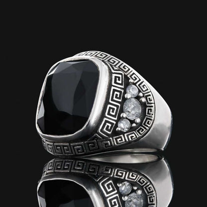 Special Design 925 Sterling Silver Men Ring With Stone