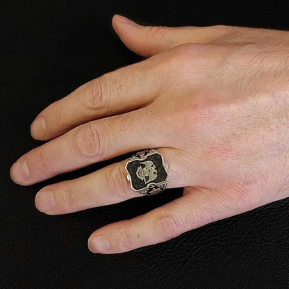 Special Design Handmade Sİlver Masonic Ring