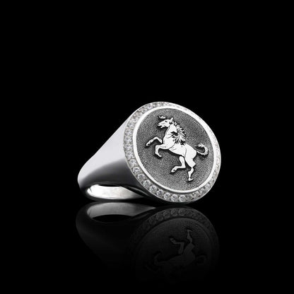 Special Design Silver Unicorn Women Ring