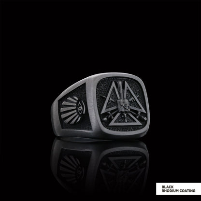 Special Masonic Ring, Freemasonic Ring, Master Mason Ring, Elegant Masonic Ring