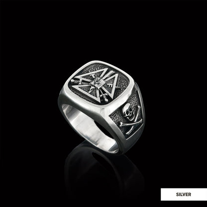 Special Masonic Ring, Freemasonic Ring, Master Mason Ring, Elegant Masonic Ring