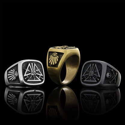 Special Masonic Ring, Freemasonic Ring, Master Mason Ring, Elegant Masonic Ring