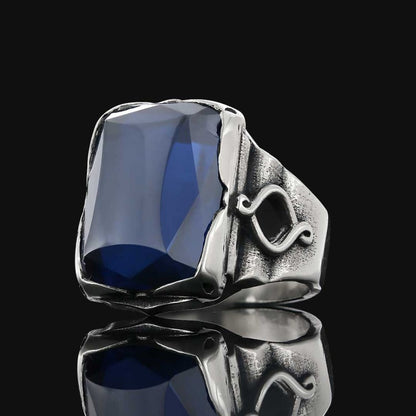 Spinel Stone Silver Ring