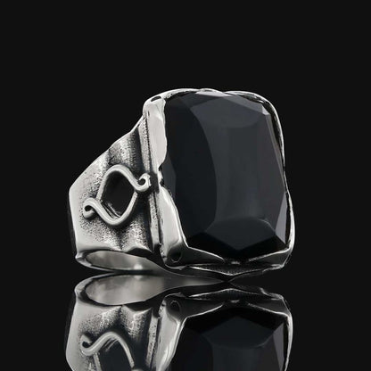 Spinel Stone Silver Ring
