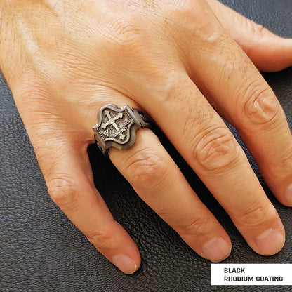 Spiritual Symbol of Ancient Ring, Rosicrucian Ring Amorc Ring, Custom Rousea Crucis Order Ring