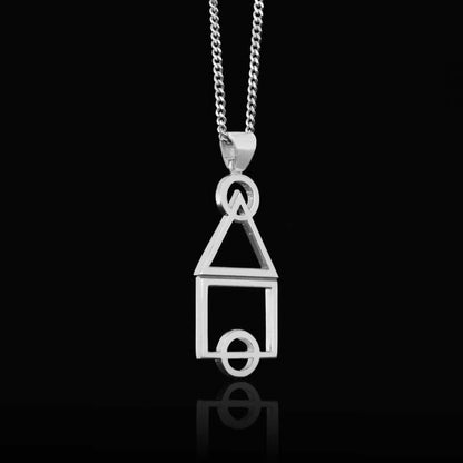 Squid Game Silver Pendant