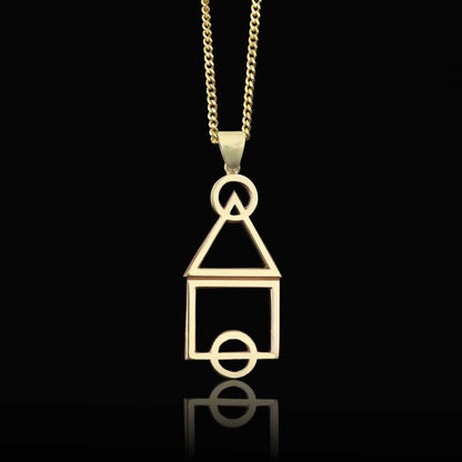 Squid Game Silver Pendant