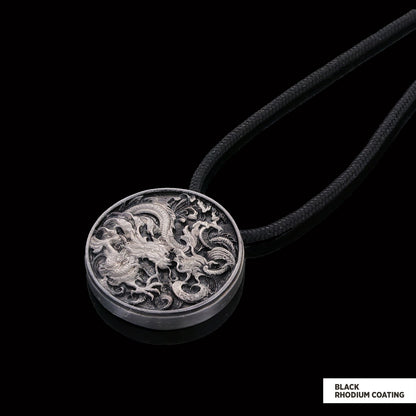 Sterling Silver Dragon Pendant