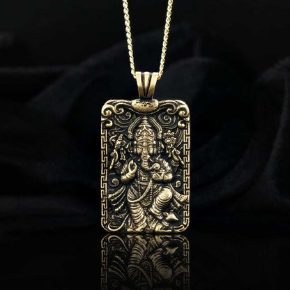 Sterling Silver Ganesha Necklace