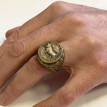 Taurus Zodiac Silver Ring