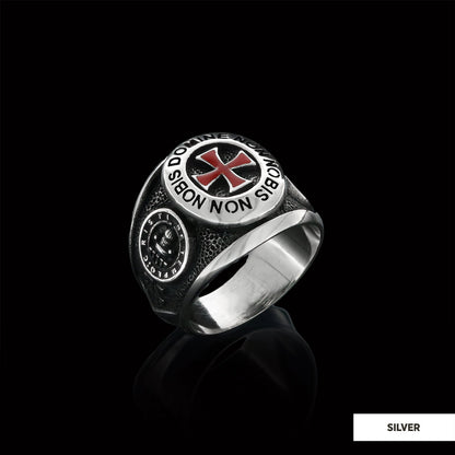 Templar Cross Masonic Ring, Mason Jewelry, Custom Mason Ring
