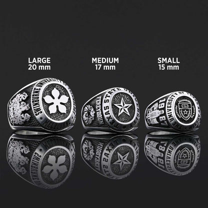 Texas State University Ring, Custom High School Graduation Ring, Class Ring, College Class Ring