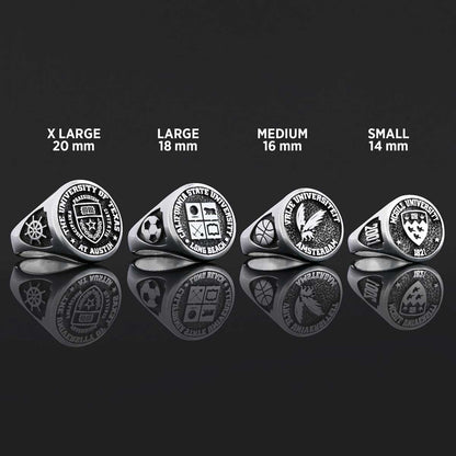 Texas University Ring, McGill University Ring, Class Ring, High School Ring, Graduation Ring
