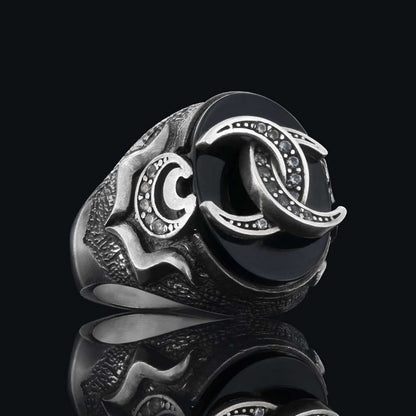 Tiger Eye Stone 925 Sterling Silver Mens Ring