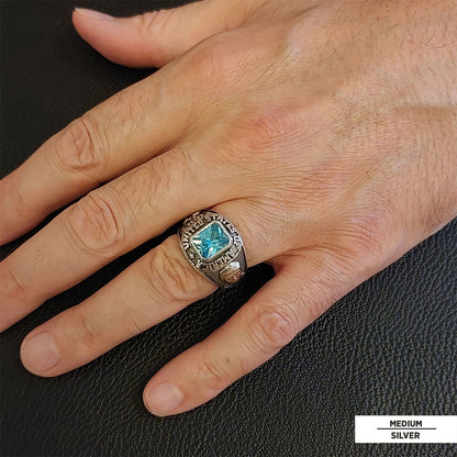 Donald J. Trump Ring With Stone, Trump Face Ring with Stone, Supporter Jewelry