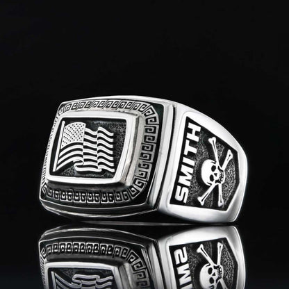 Silver US Ring