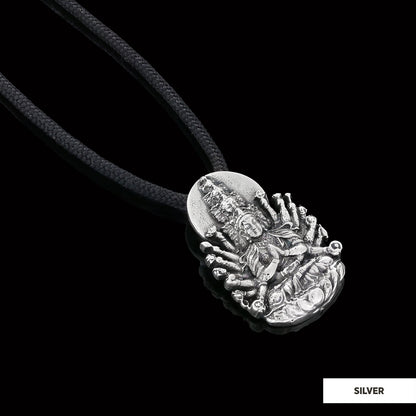 Unique Design Silver Shiva Pendant