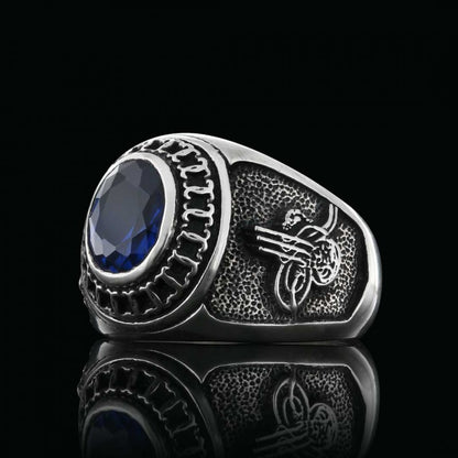 Unique Hand Made Ottoman Tughra Ring Men