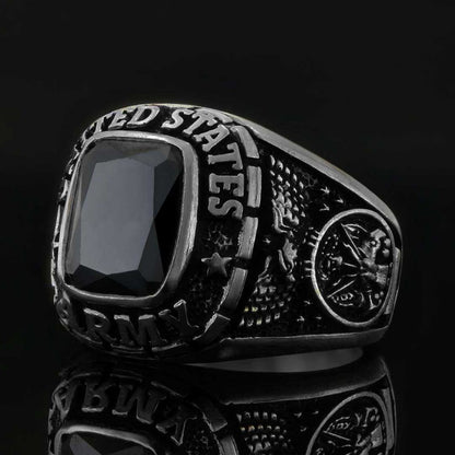925 Sterling Silver United States Army Ring