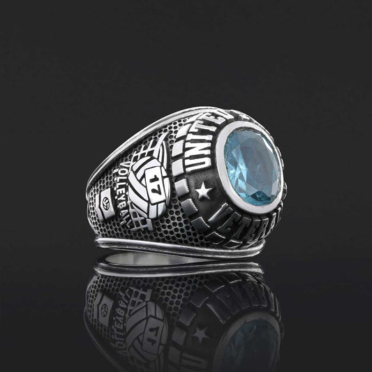 United States Veteran Ring, University of Michigan Ring, Customized High School Ring, University Ring, Customized Class Ring