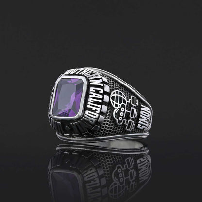 University of Southern California Ring, Customized Class Ring, Graduation Collage Ring, Customized High School Ring
