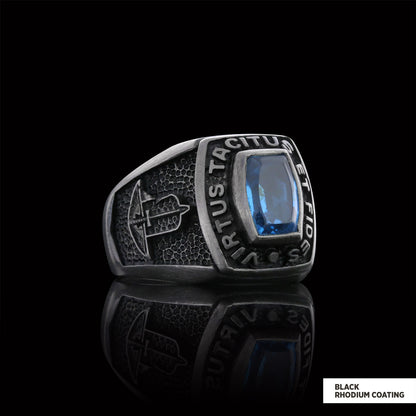 Virtus Tacitus Et Fides Masonic Ring, Signet Mason Ring, Mason Jewelry, Custom Mason Ring