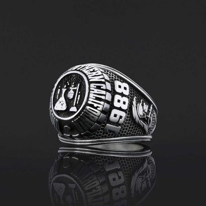 Westbury High School Ring, University Graduation Ring, Class Ring, College Class Ring