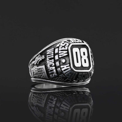 Western New Mexico University Class Ring, Custom Desing University Ring, Personalized University Ring
