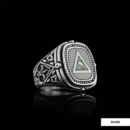Yod Symbol Masonic Ring, Mason Jewelry, Custom Mason Ring, Special Masonic Ring